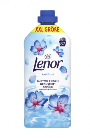 LENOR Weichspüler Konzentrat Aprilfrisch XXL Größe 87WL, Кондиционер для белья Aprilfrisch на 87 загрузок, 1.827 л