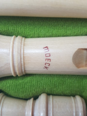 Флейта винтажная Moech Rottenburg в заводской упаковке, с инструкцией, 17,5 x 13 x 4 см, Германия, 1960-70гг.