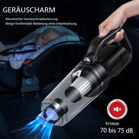 Andeman Andeman Akku-Handstaubsauger, Staubsauger NassTrocken 8000pa fur Auto Hause  Беспроводной ручной пылесос Andeman, пылесос для влажной и сухой уборки 8000pa для дома в машине