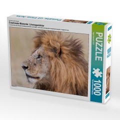 CALVENDO Puzzle CALVENDO Puzzle Emotionale Momente: Lowengesichter Пазл CALVENDO Puzzle Эмоциональные моменты: львиные морды