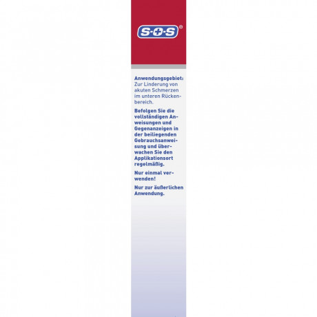 SOS Warme-Pflaster PRO XXL, 2 Stuck, SOS Согревающий пластырь PRO XXL, при болях в спине и суставах, до 12 часов тепла, 2 шт.