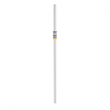 Robbe & Berking Robbe & Berking Bar-Kollektion - 90 g versilbert Trinkhalm mit Reinigungsburste und 5x Kunststoffring Коллекция Robbe &amp; Berking Bar - посеребренная соломинка для питья 90 г с чистящей щеткой и пластиковым кольцом 5x