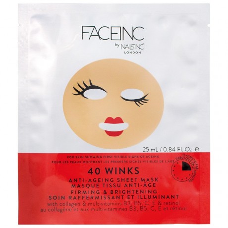 Nails Inc. Face Inc - 40 Winks Maske Masken, 25 мл