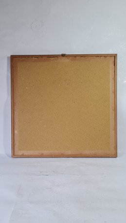 Картина винтажная "Ратуша Вроцлава", в деревянной раме, 37,5 x 37 см, Германия, 1960-1970гг.