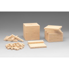 Wissner aktiv lernen Dienes Grundsortiment naturfarben (121 Teile) Dienes базовый ассортимент натуральный (121 шт.)