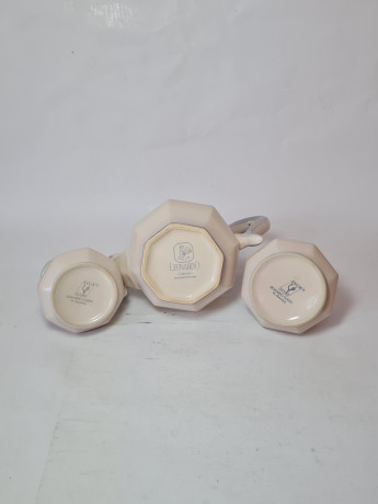 Набор для кофе винтажный Leonardo Classic / Gallo Design, кофейник, молочник, сахарница, фарфор, Германия, 1960-70гг.