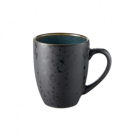 Bitz Bitz Gastro black / green Becher mit Henkel 0,30 L / h: 10 cm Кружка Bitz Gastro черная/зеленая с ручкой 0,30 л / высота: 10 см