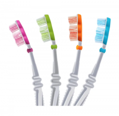 Dr.BEST Polimed Zahnburste, Mittel 3er-Set, Набор зубных щеток Polimed, средний жесткости, 3 штуки