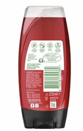 duschdas for Men 2in1 Duschgel Noire, Душдаз Гель для душа+Шампунь 2в1 с бодрящим ароматом кедрового дерева 225мл