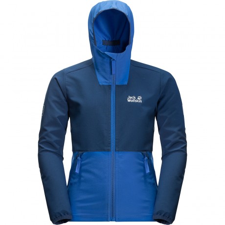 Jack Wolfskin Kinder Softshelljacke TURBULENCE (recycelt) Детская куртка софтшелл TURBULENCE (переработанная)