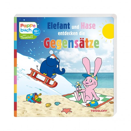 Tessloff Verlag Elefant und Hase entdecken die Gegensatze Слон и кролик обнаруживают противоположности