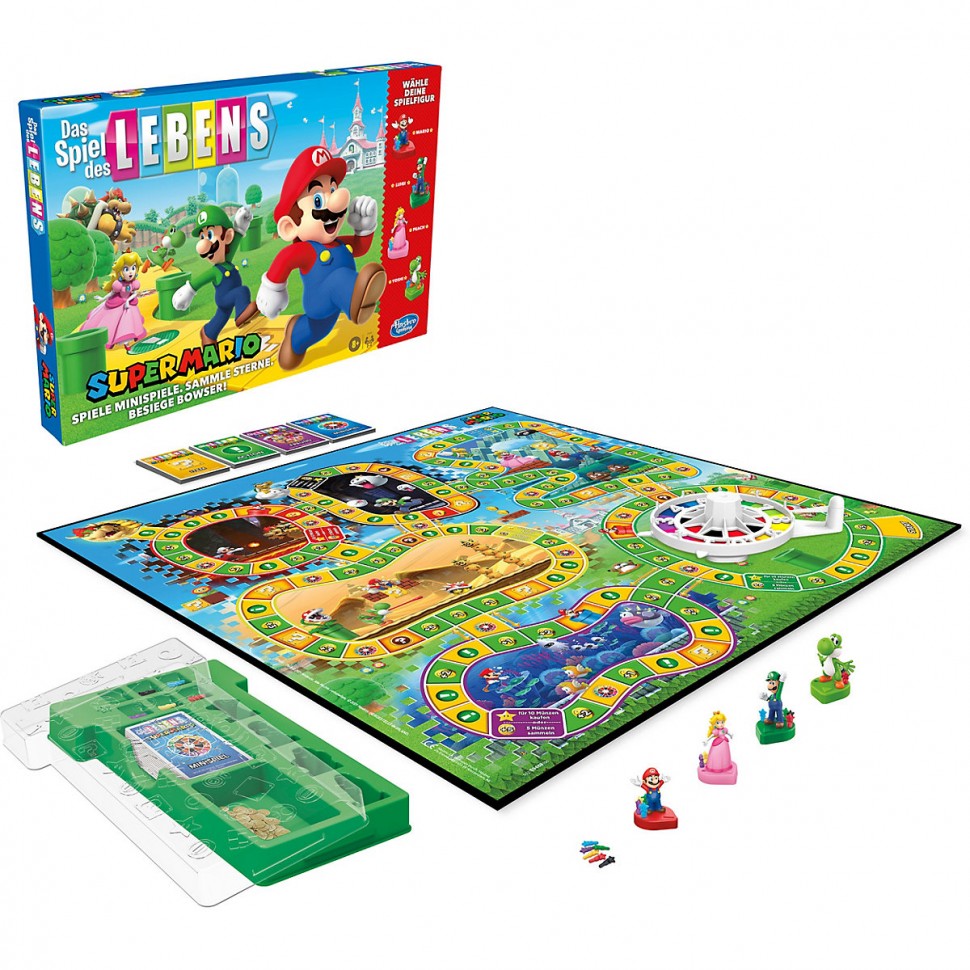 Купить Hasbro Das Spiel des Lebens Super Mario Игра жизни Супер Марио в  интернет-магазине Diskontshop.eu Германия всего за 6 193 руб. в