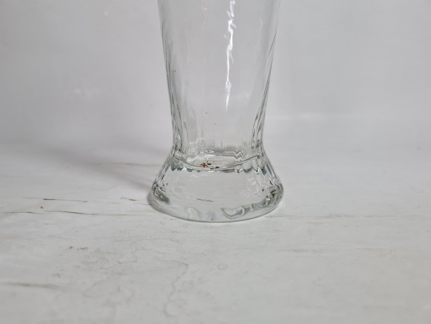 Немецкий бокал винтажный Eichbaum Ureich Pils. с зеленым логотипом, стекло, 0.3 л, 20.5 см, Германия, 1970-80гг.