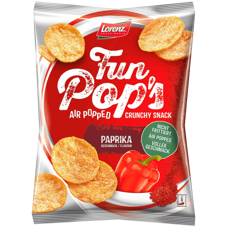 Lorenz Fun Pop's Paprika Чипсы с паприкой 85г