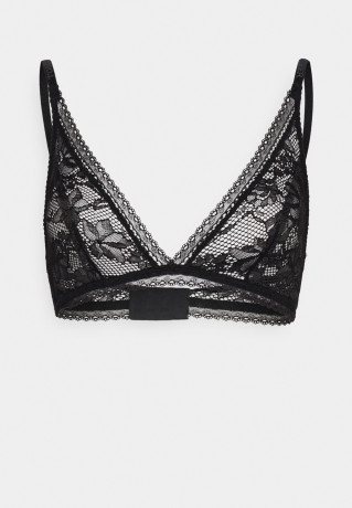 Tommy Hilfiger ELONGATED  Triangle bra black УДЛИНЕННЫЕ Бюстгальтер с треугольными чашечками черный