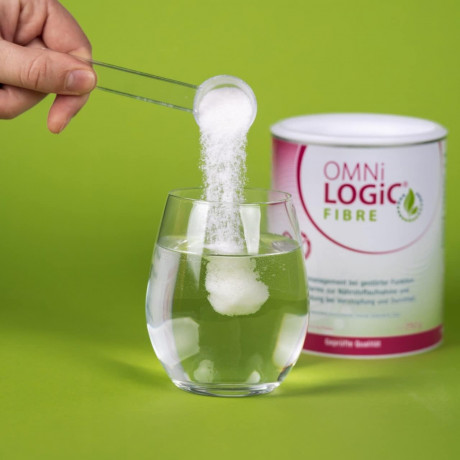 OMNi LOGiC Fibre 250g Натуральная клетчатка для нормализации пищеварения, для всей семьи, без глютена и лактозы, 250г
