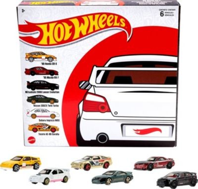 Mattel Hot Wheels Themed European Car Culture 6er Geschenkset Подарочный набор из 6 шт. в тематике европейской автомобильной культуры Hot Wheels