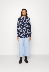 Tommy Hilfiger ROPE FLEUR Button-down blouse coastal/carbon navy ROPE FLEUR Блуза на пуговицах прибрежный / углеродный флот