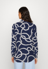 Tommy Hilfiger ROPE FLEUR Button-down blouse coastal/carbon navy ROPE FLEUR Блуза на пуговицах прибрежный / углеродный флот