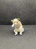 Статуэтка винтажная "Сидящий медведь", фарфор, 12 х 8 см, Румыния, 1970-80гг.