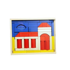 Holzspielzeug Baukasten Kirche Деревянная игрушечная церковь