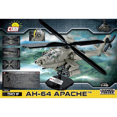 5808 Helikopter AH-64 Apache Boeing Kampfhubschrauber Armed Forces Collection 5808 Вертолет AH-64 Apache Boeing Attack Helicopter Коллекция Вооруженных Сил
