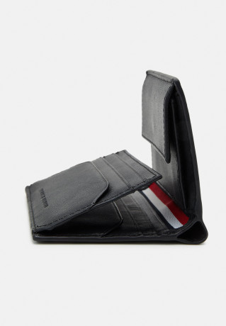 Tommy Hilfiger BUSINESS TRIFOLD UNISEX Wallet black BUSINESS TRIFOLD UNISEX Бумажник черный