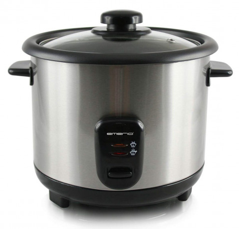 Emerio Emerio Reiskocher RCE-110118, 500 W, Edelstahl Gehause mit Anzeigelampen und Anti-Rutsch-Fussen  Рисоварка Emerio RCE-110118, 500 Вт, корпус из нержавеющей стали со световыми индикаторами и нескользящими ножками