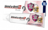 blend-a-dent Haftcreme Plus Barriere gegen Speisereste geschmacksneutral, 40 g, Крем-клей для фиксации зубных протезов Plus Барьер против остатков пищи, без вкусовых добавок, 40 г