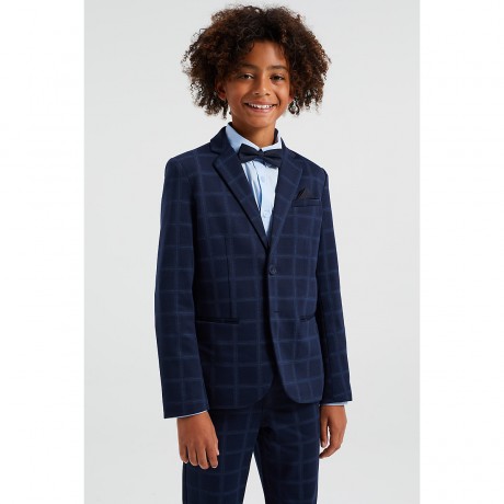 WE Fashion Jungen-Slim-Fit-Sakko mit Muster Blazer fur Jungen Пиджак приталенного кроя для мальчика с рисунком Пиджак для мальчика