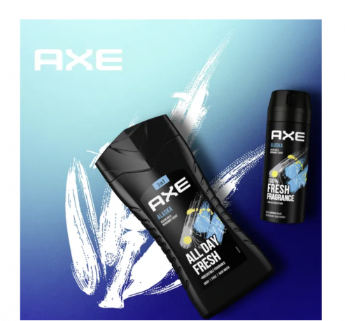 AXE 3-in-1 Duschgel & Shampoo Alaska 250ml, Гель для душа и шампунь 3-в-1, Аляска 250мл 