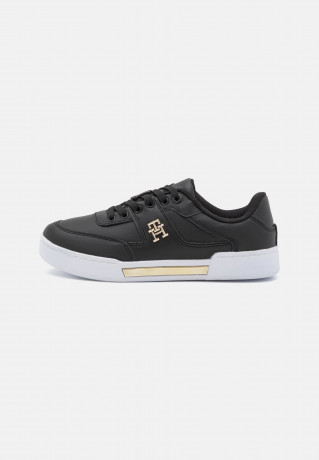 Tommy Hilfiger PREP COURT Trainers black/gold ПОДГОТОВИТЕЛЬНАЯ СУДА Тренеры черное золото