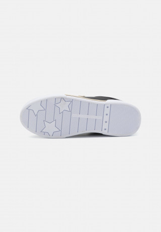 Tommy Hilfiger PREP COURT Trainers black/gold ПОДГОТОВИТЕЛЬНАЯ СУДА Тренеры черное золото