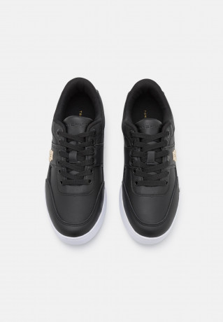 Tommy Hilfiger PREP COURT Trainers black/gold ПОДГОТОВИТЕЛЬНАЯ СУДА Тренеры черное золото