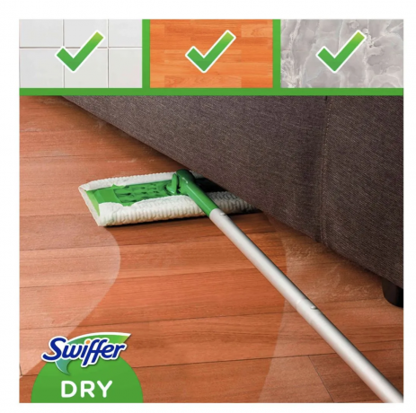 Swiffer dry refills aroma Clean and Fresh 90st x 2packs (180stk), Сменные салфетки для швабры для сухой уборки полов с ароматом чистоты и свежести 90шт x 2 упаковки