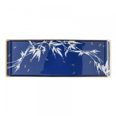 Rosenthal Rosenthal Heritage Turandot blue Platte flach 41x15 cm Rosenthal Heritage Turandot синяя плоская тарелка 41x15 см