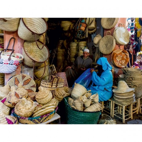 CALVENDO Puzzle CALVENDO Puzzle Korbflechter bei der Arbeit. Пазл CALVENDO Puzzle Ткачихи-корзинки за работой.