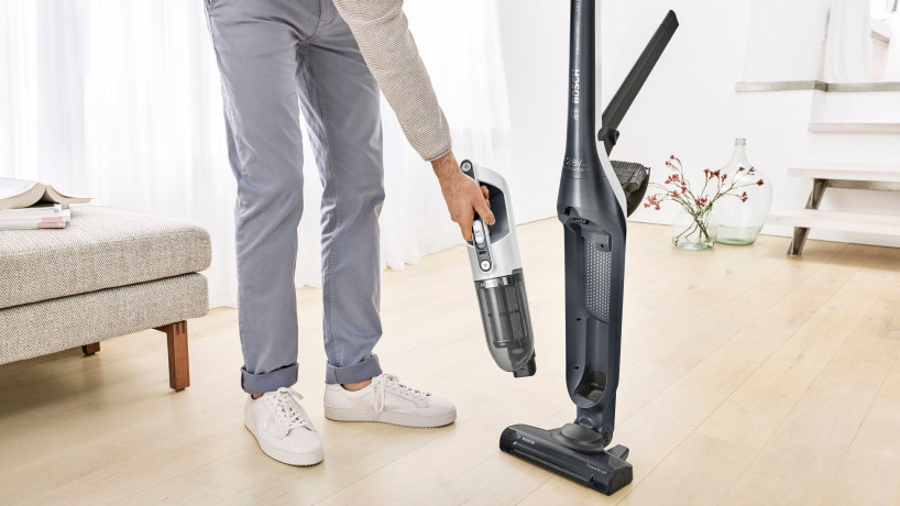 BOSCH BOSCH Akku-Hand-und Stielstaubsauger Flexxo Gen 2 Serie 4 BBH3P280, beutellos, 28 V, Power Duse mit LED, integriertes Zubehor Беспроводной ручной пылесос BOSCH Flexxo Gen 2 Series 4 BBH3P280, без мешка, 28 В, мощная насадка со светодиодом, встроенн