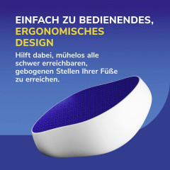 SCHOLL Nano Hornhautfeile, 1 St, Шолль Нано-пилка для стоп, технология микрокристаллов, 1 шт