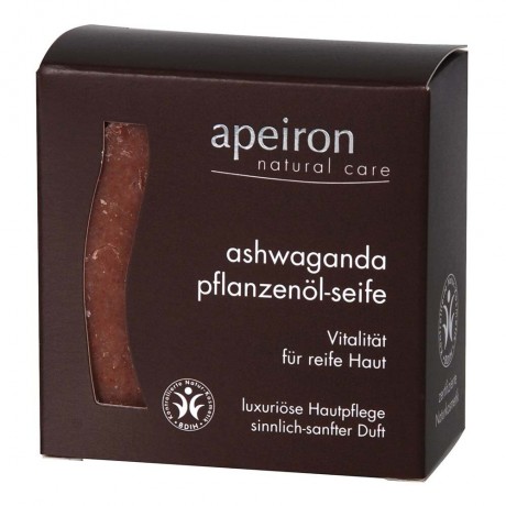 Apeiron Pflanzenol-Seife Ashwaganda Мыло с растительным маслом Ашваганда