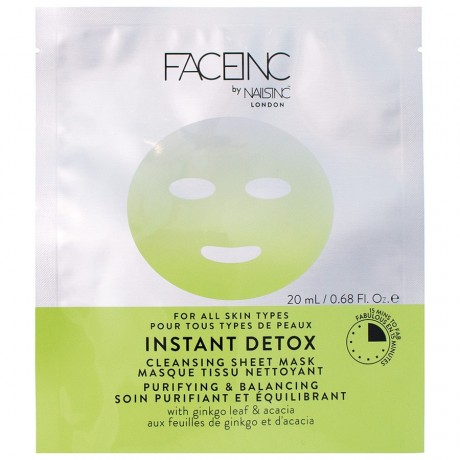 Nails Inc. Face Inc - Instant Detox Maske Masken, 20 мл