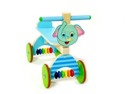 HESS Holzspielzeug Rutscher Elefant blau Деревянная горка слон синяя игрушка