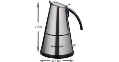 Rommelsbacher Rommelsbacher EKO 366/E Elpresso deLuxe, Espressomaschine edelstahl  edelstahl Rommelsbacher EKO 366/E Elpresso deLuxe, эспрессо-машина из нержавеющей стали