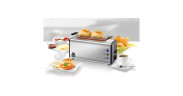 Unold Unold Toaster OnyxDuplex silber/schwarz, 1.400 Watt, fur 4 Scheiben Toast  silber/schwarz Тостер Unold OnyxDuplex серебристый/черный, 1400 Вт, на 4 ломтика тостов