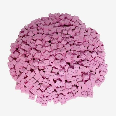 LEGO LEGO 2x2 Steine Hellrosa - 50 Stuck - bright pink 3003 Кубики LEGO 2x2 светло-розовые - 50 штук - ярко-розовые 3003
