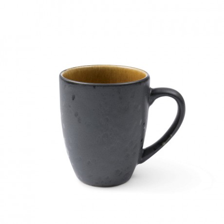 Bitz Bitz Gastro black / amber Becher mit Henkel 0,30 L / h: 10 cm Кружка Bitz Gastro черная/янтарная с ручкой 0,30 л / высота: 10 см