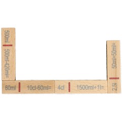 Lernspielzeug Rechendomino Volumen Обучающая игрушка арифметическая домино объем