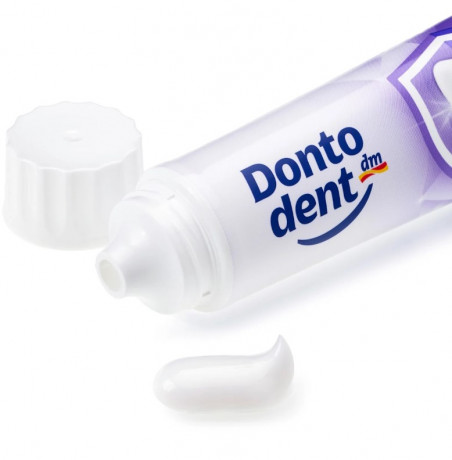 DONTODENT Zahnpasta Brillant weiss Зубная паста блестящий белый, для естественно сияющих белых зубов, 125 мл