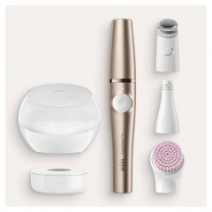 Braun FaceSpa Pro SE921 All-in-One Beauty-Gerat, Weiss/Bronze  Косметическое устройство FaceSpa Pro SE921 «все в одном», белый/бронзовый