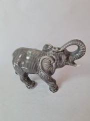 Sitzendorfer Фарфоровая статуэтка "Слон", серая, 18см х 23см, Германия, 1970-80гг.